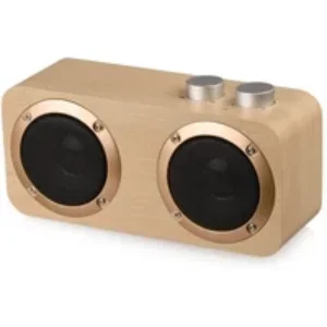 Yonis Enceinte Bluetooth Bois Qualité Son 3D