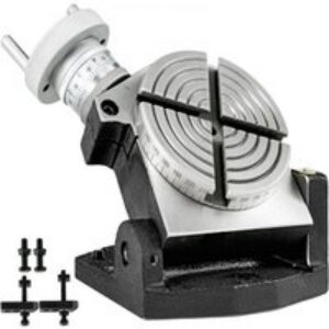 VEVOR Table Verticale Horizontale Table De Travail 4 « 4-Slot Avec une clé libre et un jeu de vis Pour Le Forage De Fraisage