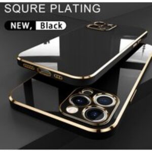 Luxury Plating Phone Case On For iPhone 11 12 13 Pro Max 12pro 11pro 8 7 6 6S Plus X Xr Square Silicone Back Cover For S