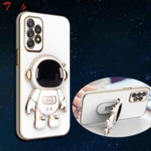 Astronaut Bracket Plating Phone Holder Case for Samsung Galaxy A12 A22 A32 A42 A52 A72 A52S A13 A33 A53 A73 4G 5G Silico