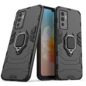 For vivo S15 S15e S12 S10 S10e Pro Hybrid Hard PC+Soft TPU Armor Surper Anti-Drop Case Rotating Ring Stand Holder Cover