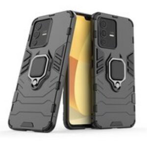 For vivo V23 V21 V21e V20 SE Pro Hybrid Hard PC+Soft TPU Armor Surper Anti-Drop Case Rotating Ring Stand Holder Cover
