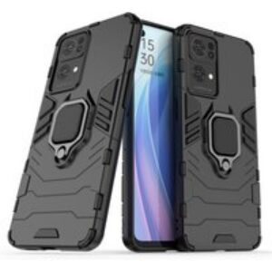For Oppo Reno 8 7 6 Z Pro Plus Lite 5G Hybrid Hard PC+Soft TPU Armor Surper Anti-Drop Case Rotating Ring Stand Holder Co