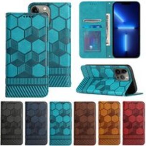 Football Pattern Leather Wallet Case For Xiaomi Poco M4 m4pro X4 Pro 5G Redmi 10A 10C Redmi Note 11 4G 11S 11Pro 11T Fli