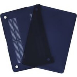 Coque Silicone MacBook Air 13&Prime; A1466 Bleu Marine