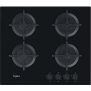 Plaque de cuisson gaz Whirlpool: gaz 4 feux – GOB 616/NB 869991590820