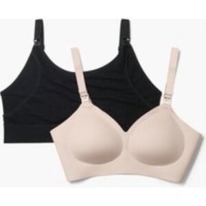 Duo de soutien-gorge : SMOOTH & The Original | Color: Rose noire + camée | Size: 2XL