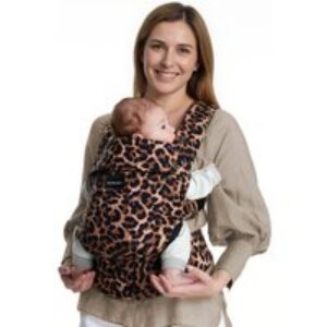 Porte-bébé Momcozy PureHug – Ergonomique, confortable & léger | Fabric: Coton | Farbe: Leopard