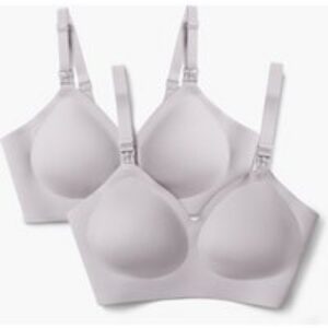 SMOOTH – Soutien-gorge d&rsquo;allaitement de maternité ultra doux et omni (2 packs) | Color: Brun + Brun | Size: 3XL