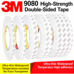 Ruban adhésif Double face fort 3M 9080, 50M 5-50mm, Ultra-fin, Transparent, sans trace, adhésif étanche à haute viscosité