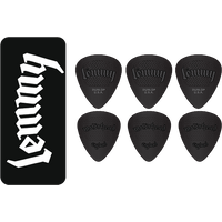 Lot de 6 médiators en nylon Dunlop MHPT02 - Motörhead Lemmy - 1,14 mm