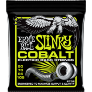Ernie Ball Slinky Cobalt Regular – Cordes en cobalt pour guitare basse – 50-105