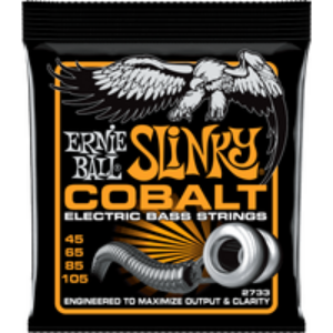 Ernie Ball Slinky Cobalt Hybrid – Cordes en cobalt pour guitare basse – 45-105