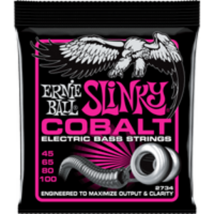 Ernie Ball Slinky Cobalt Super Light – Cordes en cobalt pour guitare basse – 45-100