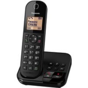 Téléphone sans fil avec répondeur – noir