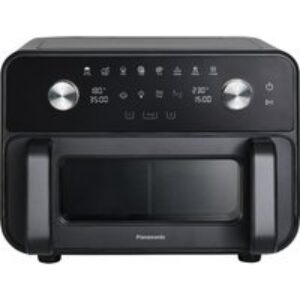 Friteuse à air chaud Panasonic FLEX 9,6 L – Panier modulable, hublot éclairé et technologie de vapeur douce