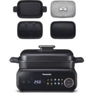 Multicuiseur de table, extracteur de fumée, 4 accessoires, noir