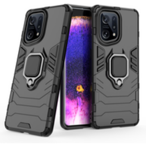 For Oppo Find X5 X3 Pro Neo Lite Hybrid Hard PC + Soft TPU Armor Anti-Drop Case Rotating Ring Stand Holder Cover Shell