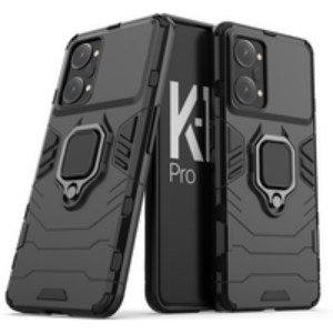 For OPPO K9 K9s K9x K10 Pro Hybrid Hard PC+Soft TPU Armor Anti-Drop Case Rotating Ring Stand Holder Cover