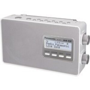 RF-D10EG-W – Radio numérique, blanc – DAB+/FM, fonctionnement sur piles