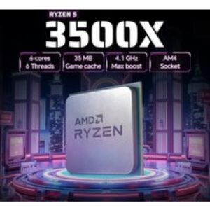 AMD Ryzen 5 3500X 6 cœurs 6 fils DDR4 4.1GHz Socket AM4 TDP 65W série 3000 R5 3500x processeur d&rsquo;unité centrale pour carte mère B450 sans ventilateur