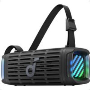 Soundcore Boom 3i par Anker, haut-parleur extérieur compact, étanche IP68, lecture flottante, résistant à l&rsquo;eau salée, BassUp 2.0, haut-parleur portable 50 W, Bluetooth 5.3, 16 H, TWS,