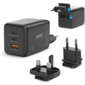Chargeur GaN Acer 100W avec prises détachables EU/UK