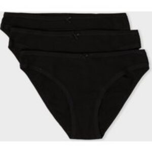 Lot de 3 culottes en coton – Jack – L – Noir – Femme – Etam