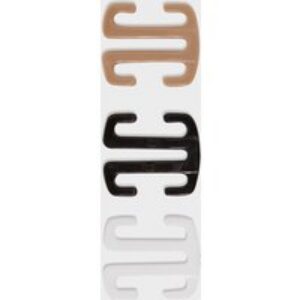 Lot de 3 clips en plastique – Ali Ts – TU – Blanc – Femme – Etam