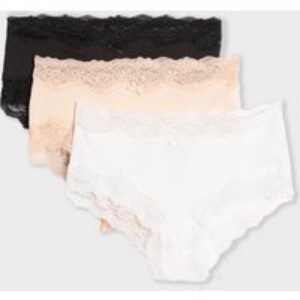 Lot de 3 shortys en coton – Nora Spe – XL – Noir – Femme – Etam
