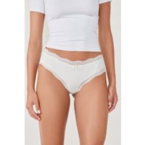 Shorty bords dentelle en mcirofibre – Soul – XS – Blanc – Femme – Etam