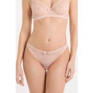 Tanga en dentelle – Panama – 34 – Rose – Femme – Etam