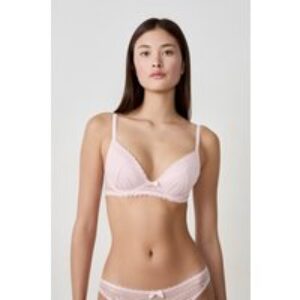 Soutien-gorge N.2 – Le push-up plongeant irisé – Panama – 85B – Rose – Femme – Etam