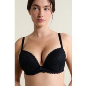 Soutien-gorge N.5 – Le coques fines plongeant – Panama – 85E – Noir – Femme – Etam