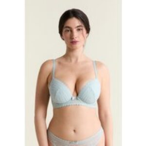 Soutien-gorge N.5 – Le coques fines plongeant – Panama – 90E – Bleu – Femme – Etam