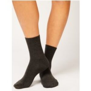 Lot de 2 paires de chaussettes matière thermique – Warm Me Up 2pp – S/M – Grey – Femme – Etam