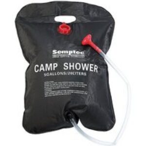 MERU Douche solaire de camping noir