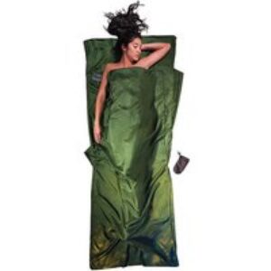 COCOON Reiseschlafsack Travelsheet Seide vert